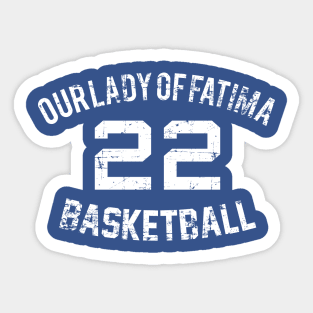 Our Lady of Fatima Basketball Sticker